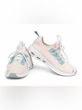 On Running Cloud Sneakers 8.5 Blush Pink Mint Athletic Shoes